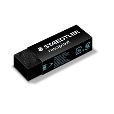 STAEDTLER Radír, STAEDTLER "Rasoplast B20", fekete