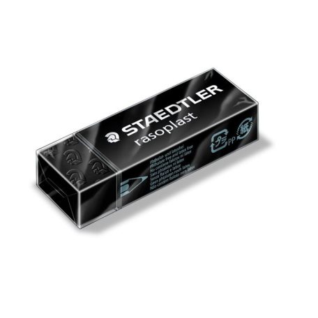 STAEDTLER Radír, STAEDTLER "Rasoplast B20", fekete
