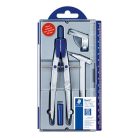 STAEDTLER Körző készlet, precíziós, 4 darabos, STAEDTLER "Noris 550 02"