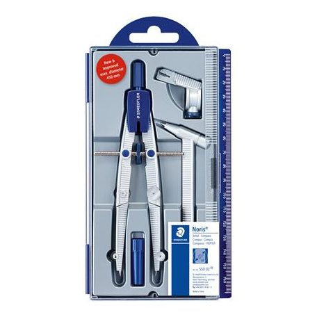 STAEDTLER Körző készlet, precíziós, 4 darabos, STAEDTLER "Noris 550 02"