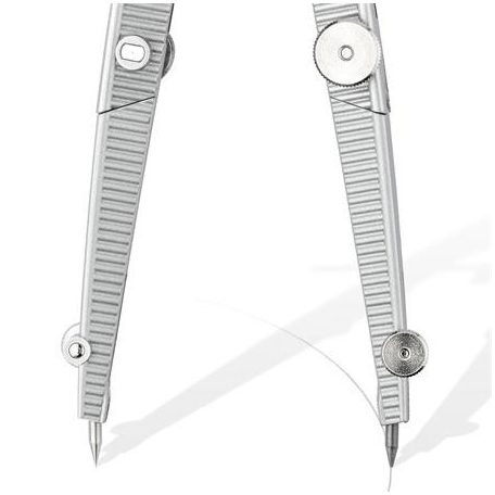 STAEDTLER Körző készlet, precíziós, 4 darabos, STAEDTLER "Noris 550 02"