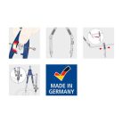 STAEDTLER Körző készlet, precíziós, 4 darabos, STAEDTLER "Noris 550 02"