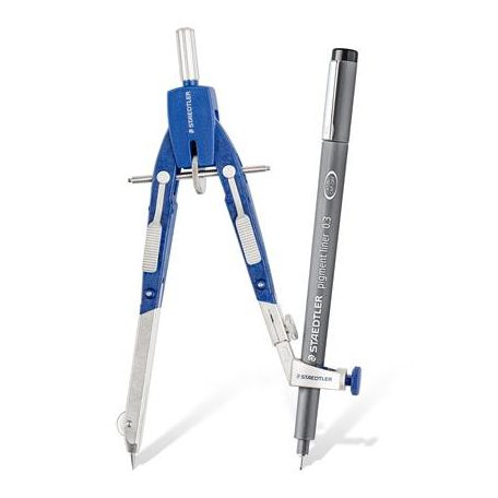 STAEDTLER Körző készlet, precíziós, 3 darabos, STAEDTLER "Mars® comfort 552"