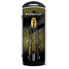   STAEDTLER Körző készlet, precíziós, 3 darabos, STAEDTLER "Norix® 555", sárga