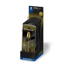 STAEDTLER Körző készlet, precíziós, 3 darabos, STAEDTLER "Norix® 555", sárga