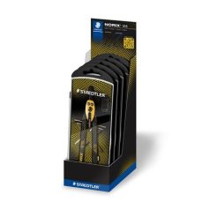   STAEDTLER Körző készlet, precíziós, 3 darabos, STAEDTLER "Norix® 555", sárga