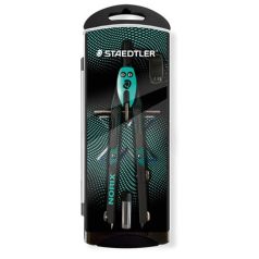   STAEDTLER Körző készlet, precíziós, 3 darabos, STAEDTLER "Norix® 555", zöld