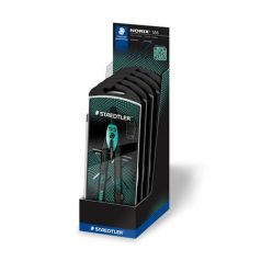   STAEDTLER Körző készlet, precíziós, 3 darabos, STAEDTLER "Norix® 555", zöld