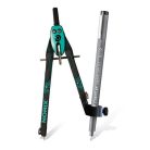 STAEDTLER Körző készlet, precíziós, 3 darabos, STAEDTLER "Norix® 555", zöld