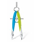 STAEDTLER Körző készlet, precíziós, 2 darabos, STAEDTLER "Mars Comfort 556", neon kék/zöld