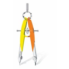   STAEDTLER Körző készlet, precíziós, 2 darabos, STAEDTLER "Mars Comfort 556", neon sárga/narancs