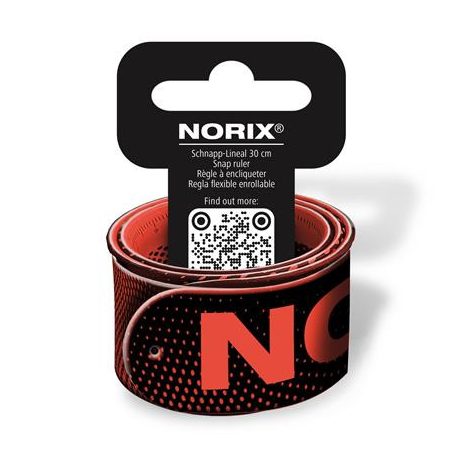 STAEDTLER Vonalzó, rugalmas, csuklóra pattintható, 30 cm, STAEDTLER, "Norix® 565"