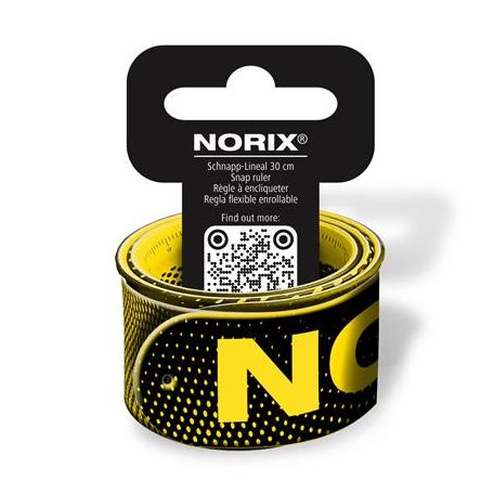 STAEDTLER Vonalzó, rugalmas, csuklóra pattintható, 30 cm, STAEDTLER, "Norix® 565"