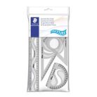 STAEDTLER Vonalzókészlet, műanyag, hajlítható, 4 darabos, STAEDTLER "569 PB", vegyes színek