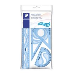   STAEDTLER Vonalzókészlet, műanyag, hajlítható, 4 darabos, STAEDTLER "569 PB", vegyes színek