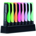STABILO Szövegkiemelő készlet, 2-5 mm, STABILO "Green Boss Pastel", 8 db-os asztali készlet