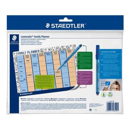 STAEDTLER Családi tervező, törölhető, STAEDTLER "Lumocolor® 641 FP"