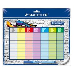   STAEDTLER Órarend, törölhető, öntapadós, STAEDTLER "641 SP2"