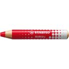STABILO Táblaceruza fehértáblához, flipchartpapírhoz, kúpos, STABILO "MARKdry", piros