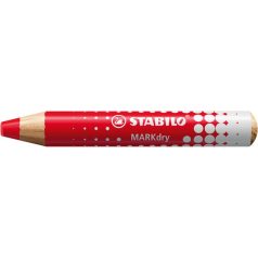   STABILO Táblaceruza fehértáblához, flipchartpapírhoz, kúpos, STABILO "MARKdry", piros