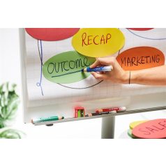   STABILO Táblaceruza fehértáblához, flipchartpapírhoz, kúpos, STABILO "MARKdry", kék