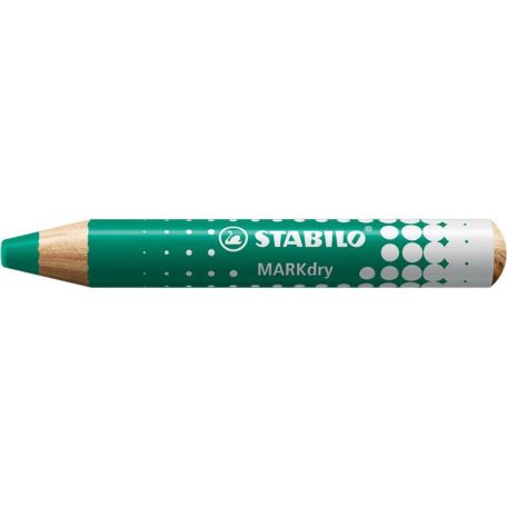 STABILO Táblaceruza fehértáblához, flipchartpapírhoz, kúpos, STABILO "MARKdry", zöld