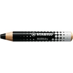   STABILO Táblaceruza fehértáblához, flipchartpapírhoz, kúpos, STABILO "MARKdry", fekete