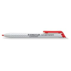   STAEDTLER Jelölőkréta adagoló, mindenre író, lemosható (omnichrom), STAEDTLER "Lumocolor 768", piros
