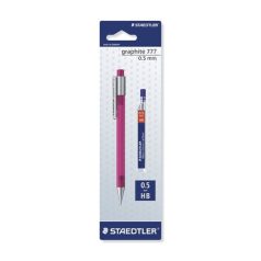   STAEDTLER Nyomósirón és grafitbél, 0,5 mm, STAEDTLER "Graphite 777", vegyes színek