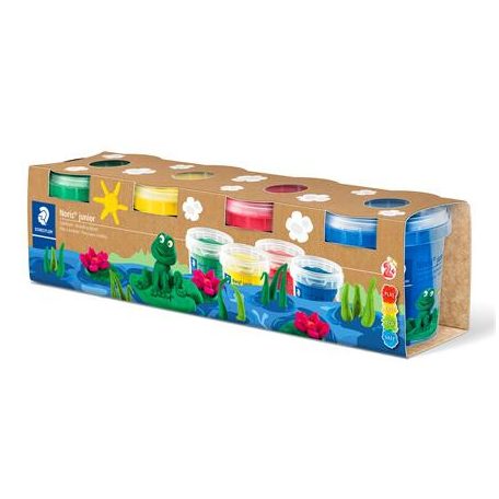 STAEDTLER Modellező gyurma készlet, STAEDTLER "Noris® junior 813", 4 különböző szín