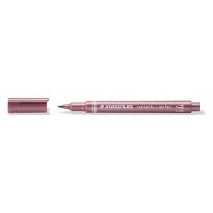   STAEDTLER Dekormarker, 1-2 mm, kúpos, STAEDTLER "8323", metálpiros