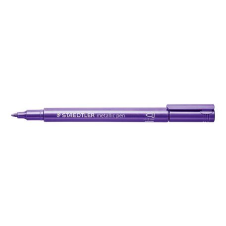 STAEDTLER Dekormarker, 1-2 mm, kúpos, STAEDTLER "8323", metál lila