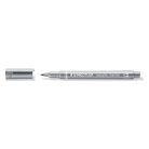 STAEDTLER Dekormarker, 1-2 mm, kúpos, STAEDTLER "8323", ezüst