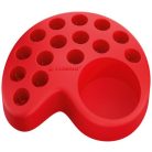 STABILO Színes ceruza készlet asztali tartóban, kerek, vastag, STABILO "Woody 3 in 1", 15 különböző szín, hegyezővel