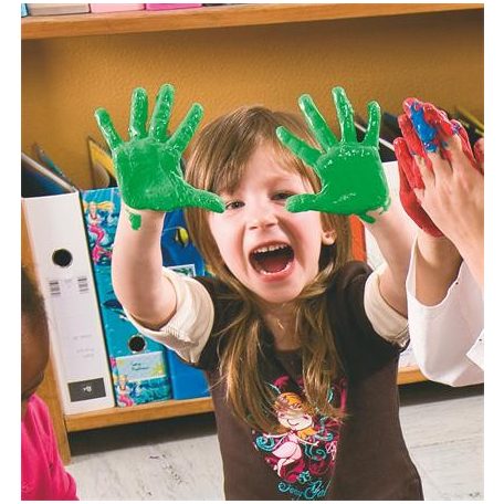 STAEDTLER Ujjfesték, STAEDTLER "Noris Junior 881", 4 különböző szín