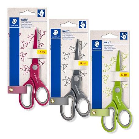 STAEDTLER Olló, hobbi, 17 cm,  STAEDTLER "Noris® 965", vegyes színek