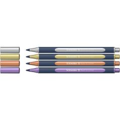   SCHNEIDER Metálfényű rollertoll készlet, 0,4 mm, SCHNEIDER "Paint-It 050" 4 különböző szín