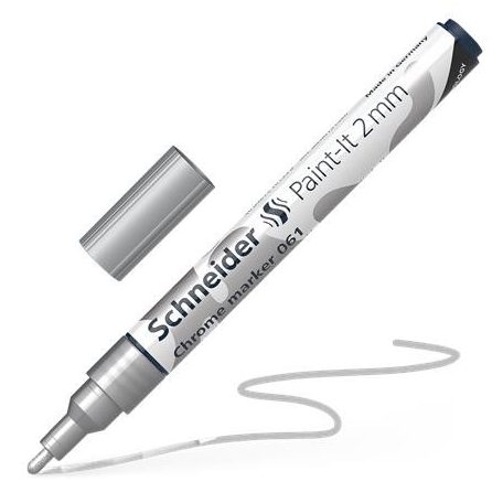 SCHNEIDER Króm marker, 2 mm, SCHNEIDER "Paint-It 061"
