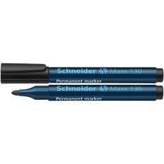   SCHNEIDER Alkoholos marker, 1-3 mm, kúpos, SCHNEIDER "Maxx 130", fekete