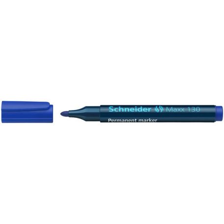 SCHNEIDER Alkoholos marker, 1-3 mm, kúpos, SCHNEIDER "Maxx 130", kék