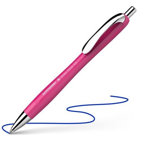 SCHNEIDER Golyóstoll, 0,7 mm, nyomógombos, SCHNEIDER "Slider Rave XB", magenta