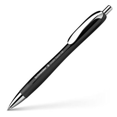 SCHNEIDER Golyóstoll, 0,7 mm, nyomógombos, SCHNEIDER "Slider Rave XB", fekete, kék