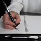 SCHNEIDER Golyóstoll, 0,7 mm, nyomógombos, SCHNEIDER "Slider Rave XB", fekete, kék