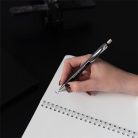 SCHNEIDER Golyóstoll, 0,7 mm, nyomógombos, SCHNEIDER "Slider Rave XB", fekete, kék