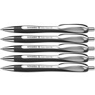 SCHNEIDER Golyóstoll, 0,7 mm, nyomógombos, SCHNEIDER "Slider Rave XB", fekete-fehér, kék
