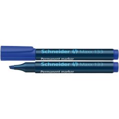  SCHNEIDER Alkoholos marker, 1-4 mm, vágott, SCHNEIDER "Maxx 133", kék