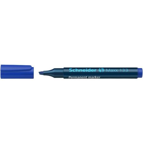 SCHNEIDER Alkoholos marker, 1-4 mm, vágott, SCHNEIDER "Maxx 133", kék