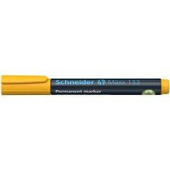   SCHNEIDER Alkoholos marker, 1-4 mm, vágott, SCHNEIDER "Maxx 133", sárga