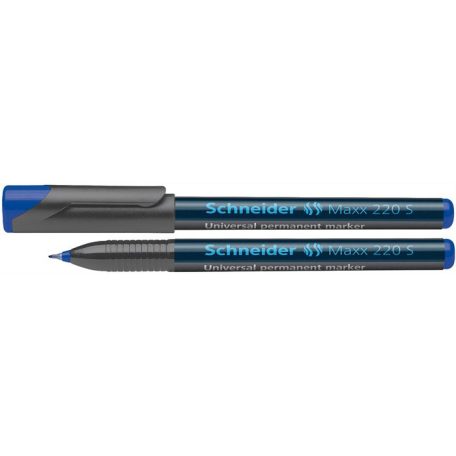 SCHNEIDER Alkoholos marker, OHP, 0,4 mm, SCHNEIDER "Maxx 220 S", kék