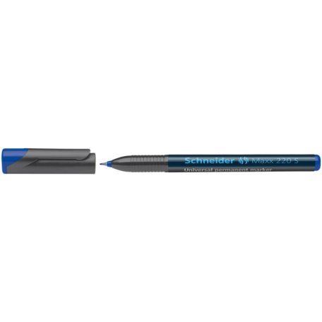 SCHNEIDER Alkoholos marker, OHP, 0,4 mm, SCHNEIDER "Maxx 220 S", kék